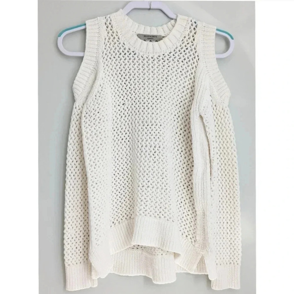 All Saints Arzana Cold Shoulder Sweater - Picture 2 of 7